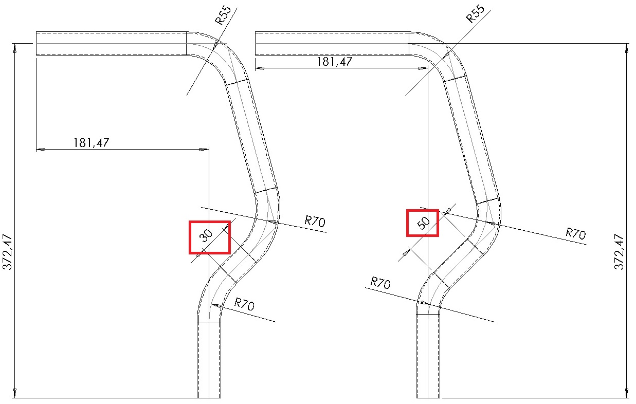 Conception d'un tube cintré