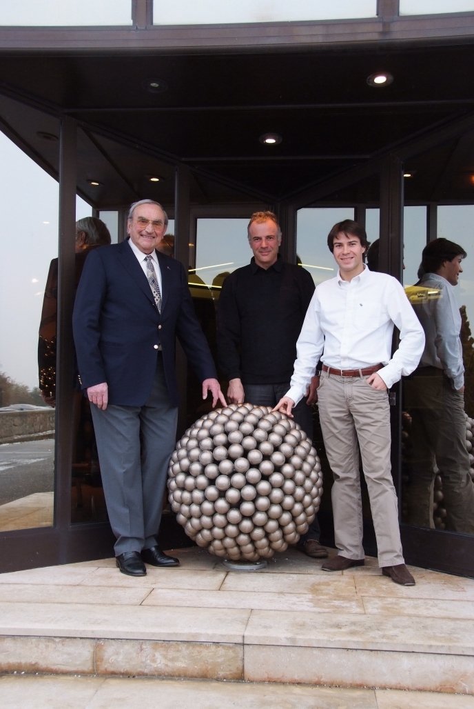 Trois générations Obut : Pierre, Robert et Romain Souvignet (de gauche à droite).