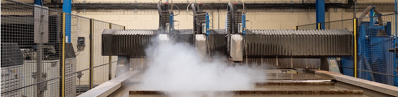 Découpe jet d'eau avec ou sans abrasif