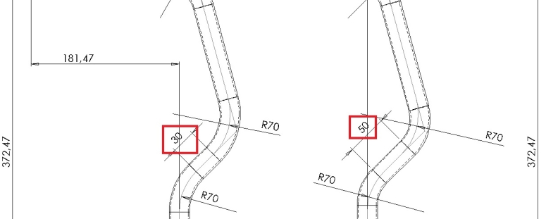 Conception d'un tube à cintrer