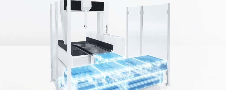 MMT 3D ZEISS PRISMO équipée d'une station de palettisation automatique