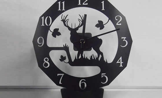 horloge cerf