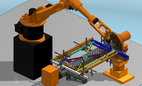 Almacam Weld, logiciel de programmation hors-ligne de robots de soudage. 