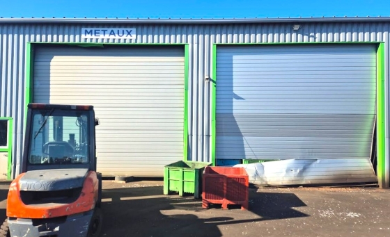 Rideau métallique inustriel